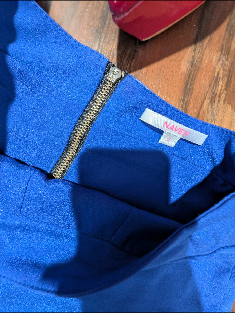 Naven High Waist Shorts - Cobalt Blue